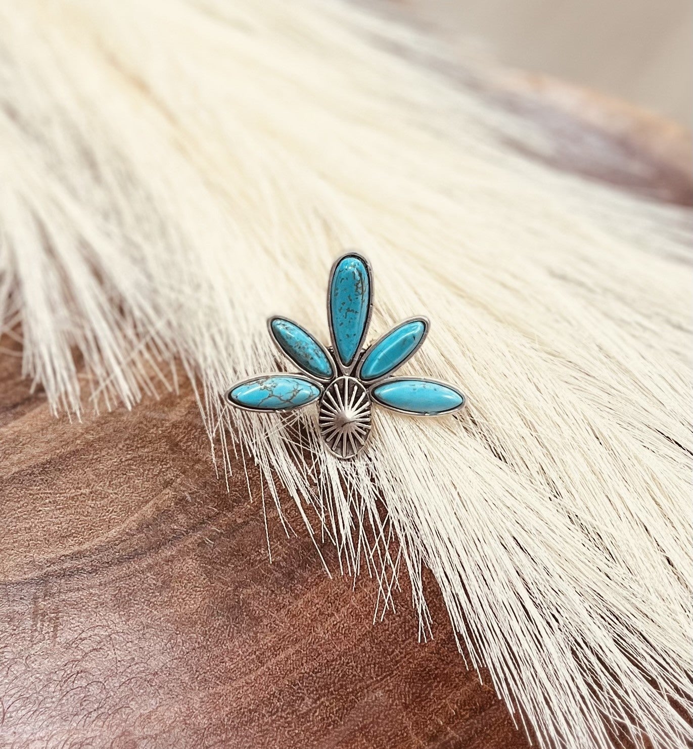Natural Turquoise Rings