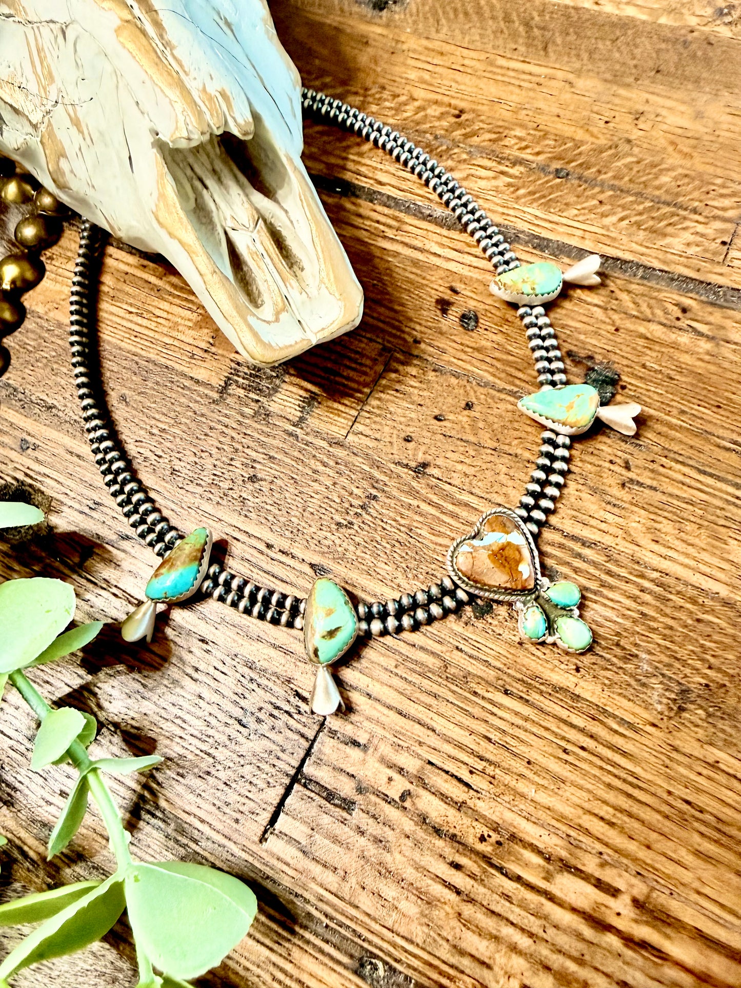 Mine 8 Torque & Pearl Necklace