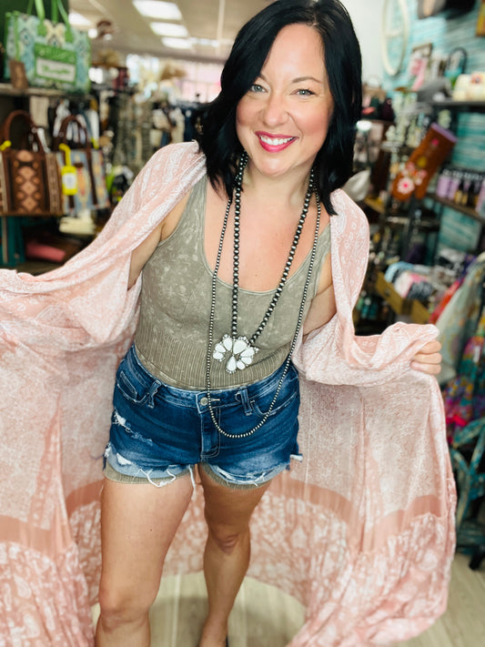 Paisley Perfection Free Flow Kimono - Boho