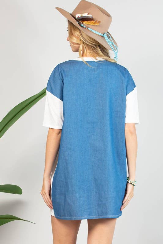 Western Plains T-Shirt Dress