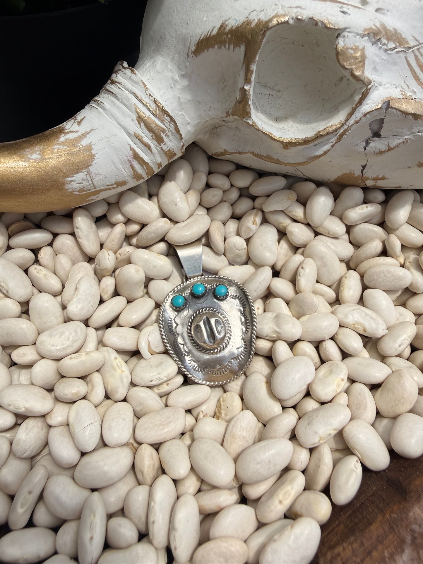 Bobby Platero - Cowboy Hat Pendant
