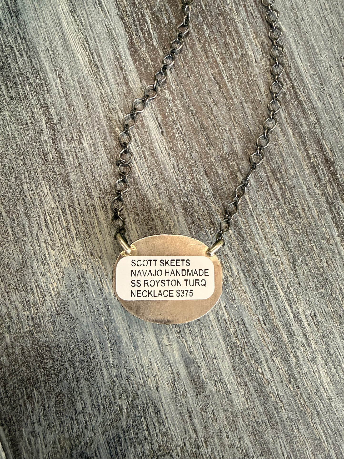Scott Skeets ~ Kingman Nugget Necklace