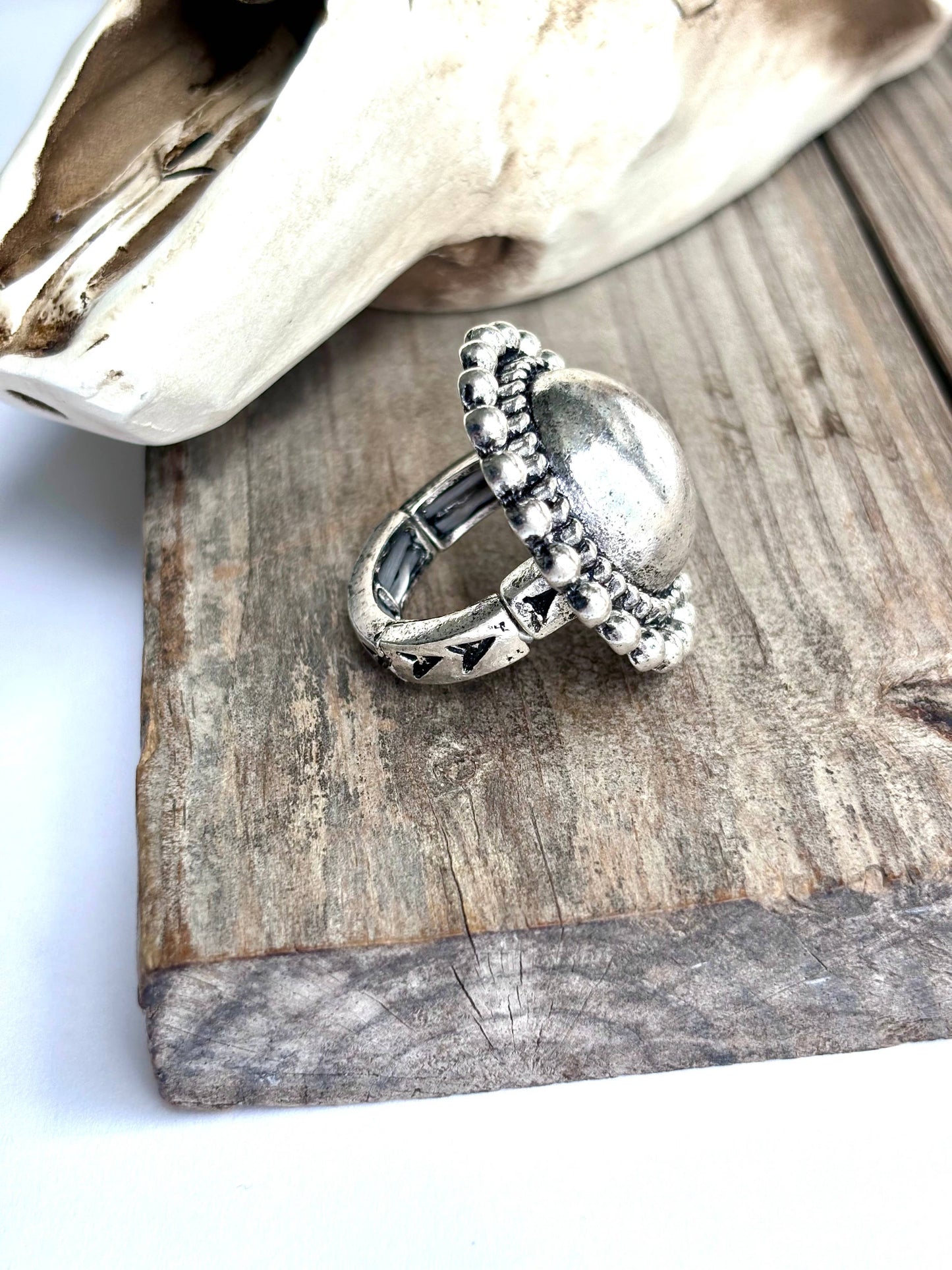 Boho Bling Stud Stretch Ring
