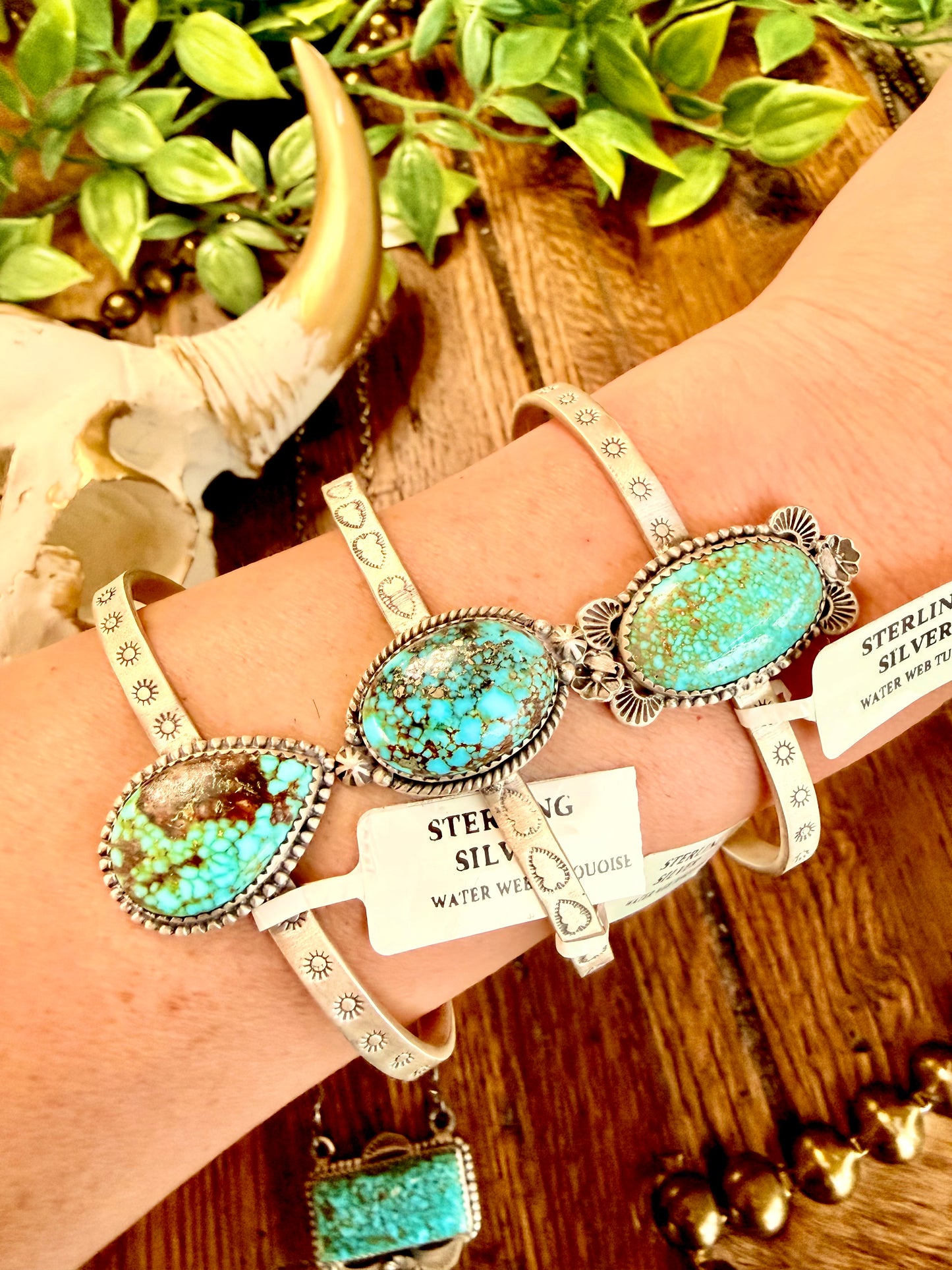 Water Web ~ Kingman Necklace
