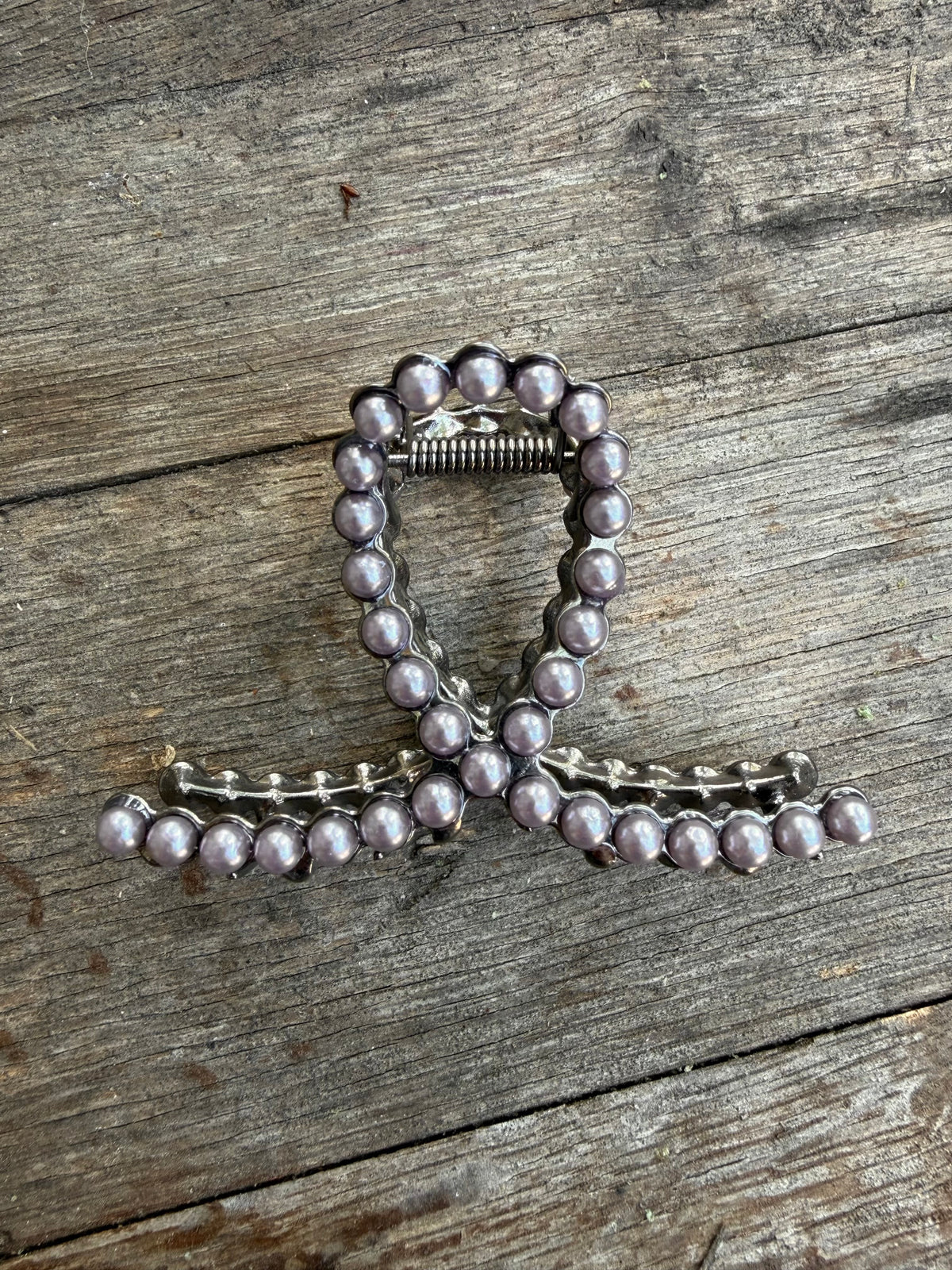 Rockin Western Pearl Hair Clip