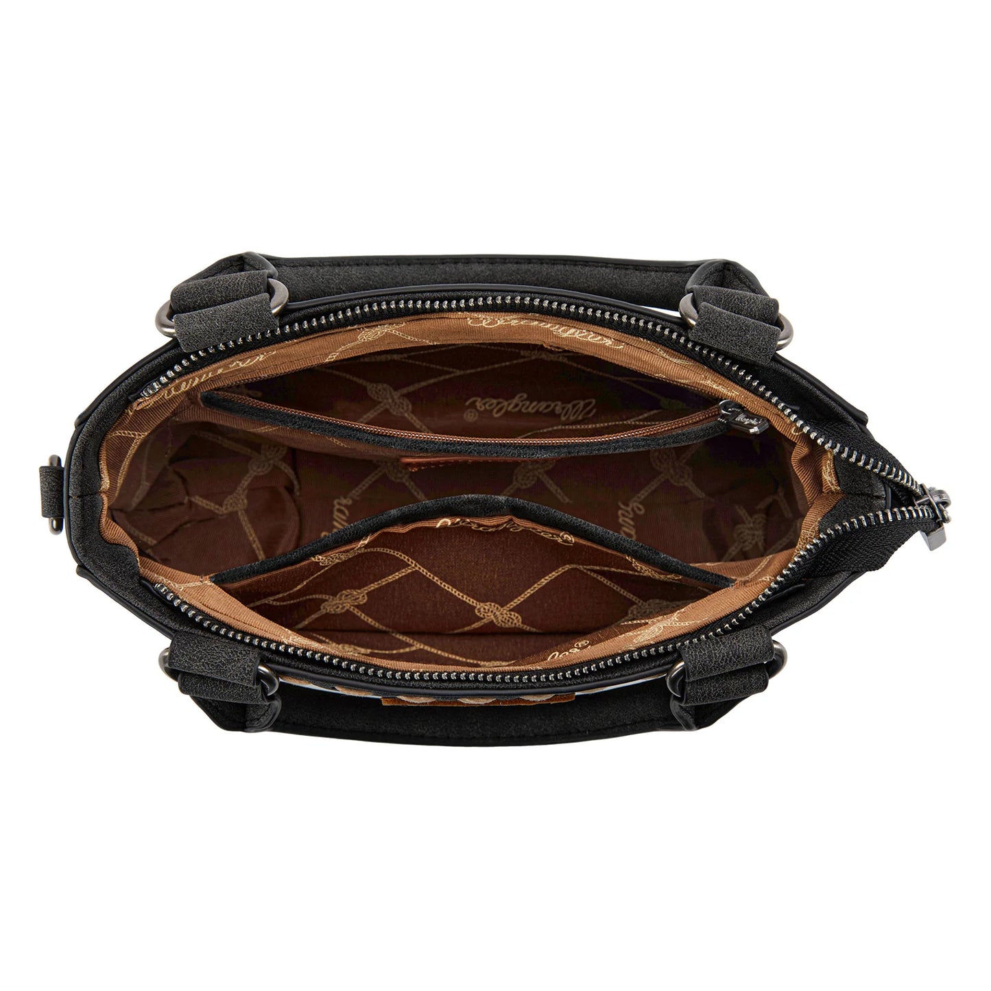 Wrangler Embroidered Swirl MIni Satchel