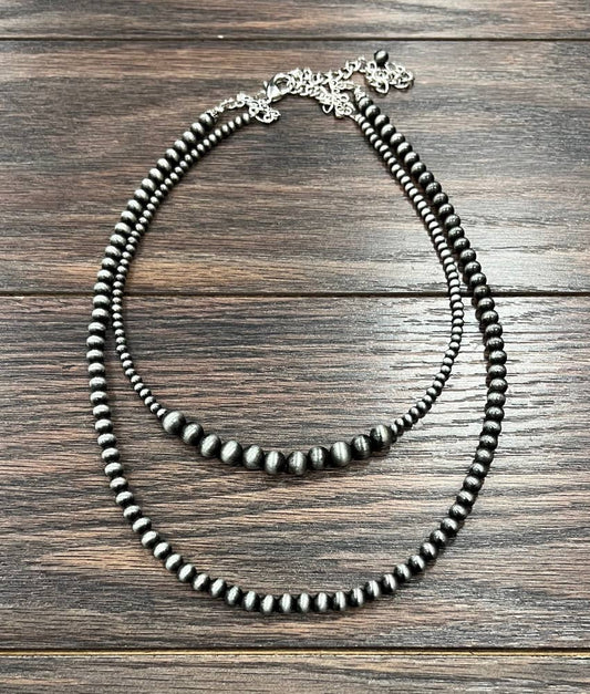 Classic Double Navajo Necklace - Roaming Gypsy Boutique