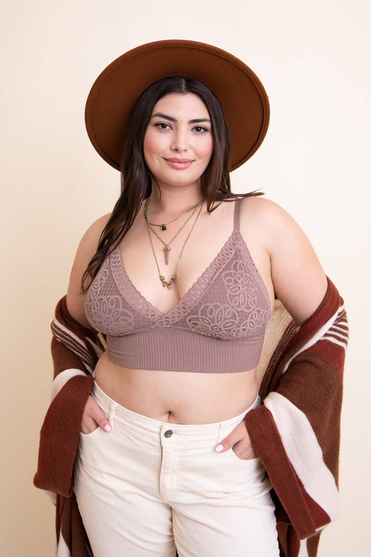 Curvy Luxe Lace Brami - Roaming Gypsy Boutique