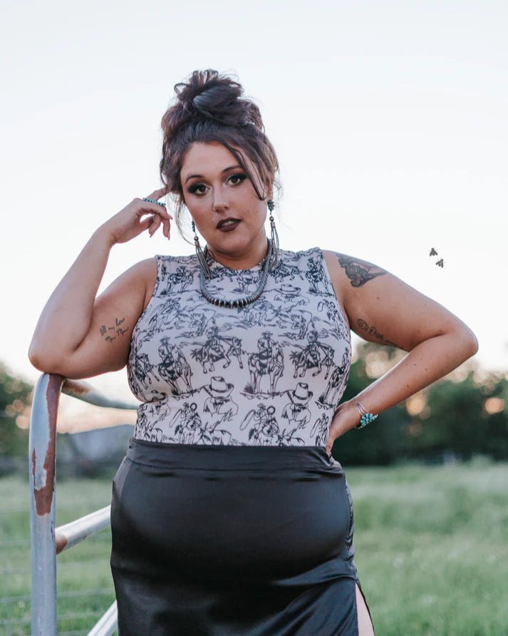 Curvy Saddle Slack Tank - Roaming Gypsy Boutique