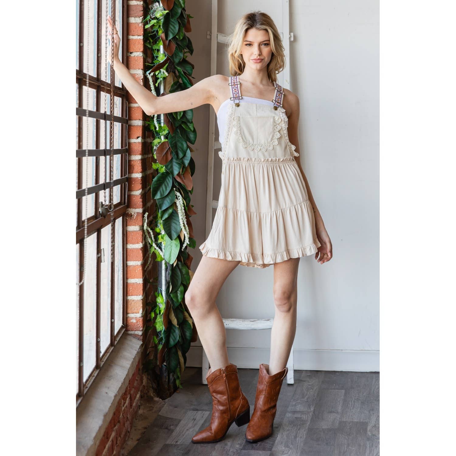 Daisy Do Little Romper Overalls - Roaming Gypsy Boutique