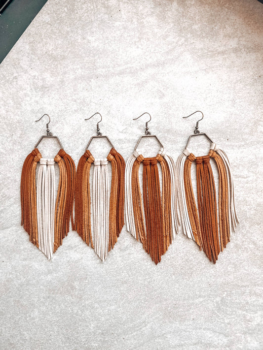 Chinook Fringe Hoop Earrings