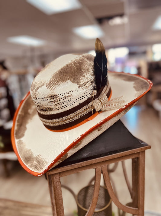 Faded Rebel Rusties Brimmed Straw Hat - Roaming Gypsy Boutique