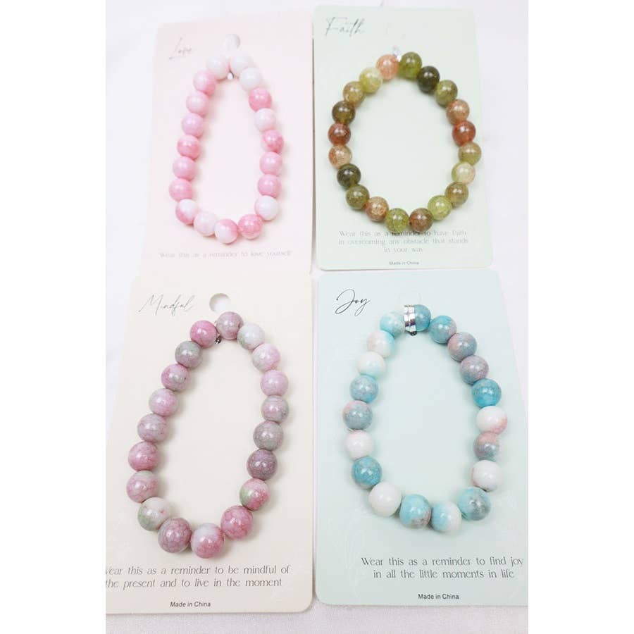 Inspirational Healing Stone Bracelets - Roaming Gypsy Boutique