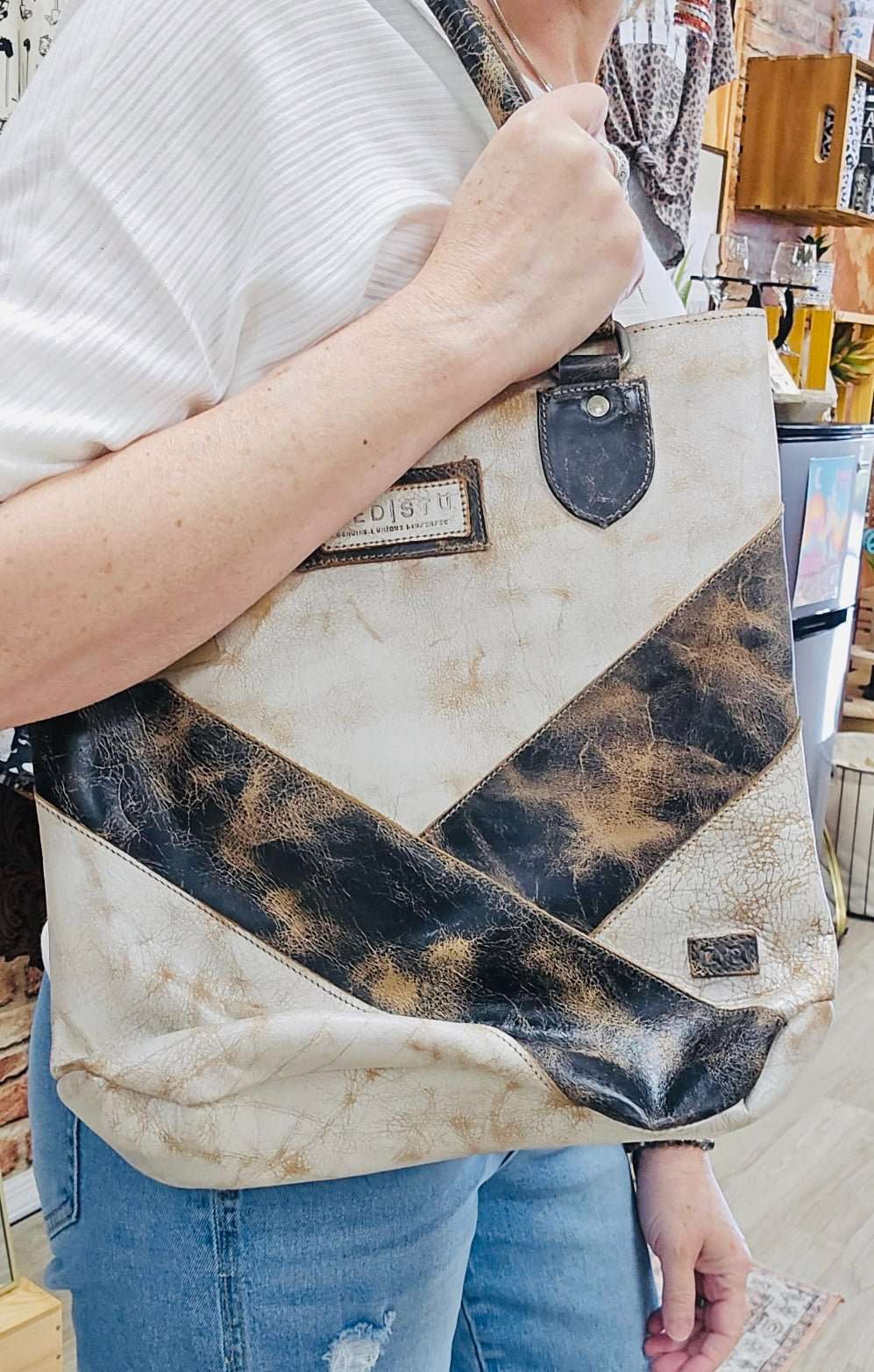 Italics Bag in Nectar Black Luxe by Bedstu - Roaming Gypsy Boutique