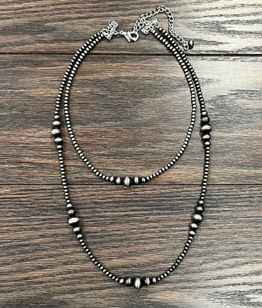 True Turq Single Navajo Bead Necklace - Roaming Gypsy Boutique