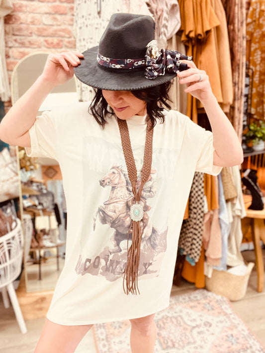 Tucson Vintage Cowboy Dress - Roaming Gypsy Boutique
