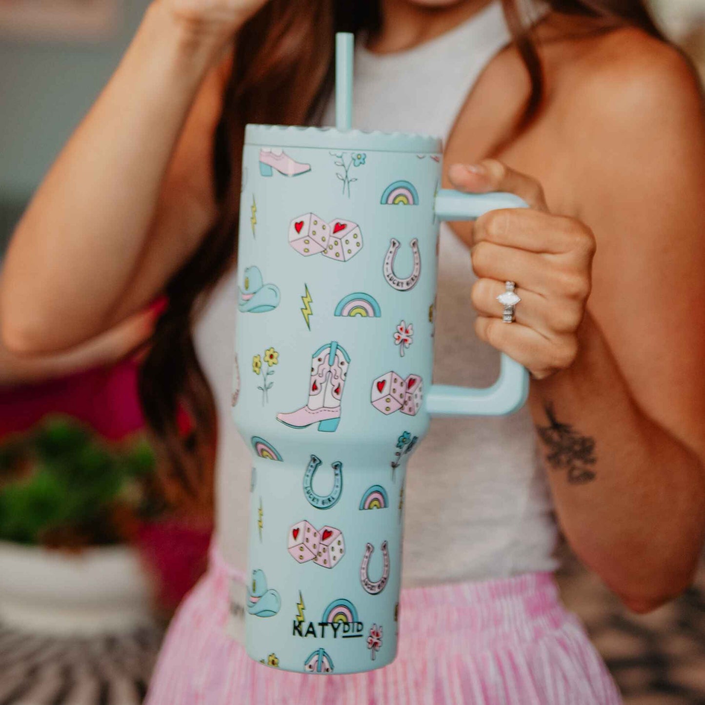 Urban Trend Cowgirl Tumbler - Roaming Gypsy Boutique