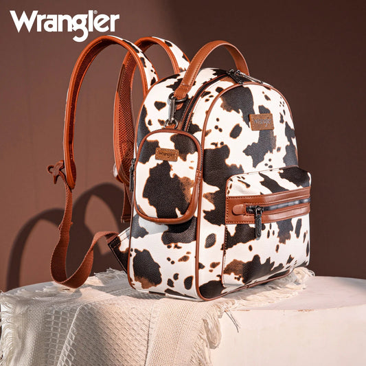 Wrangler Cowprint Backpacks - Roaming Gypsy Boutique