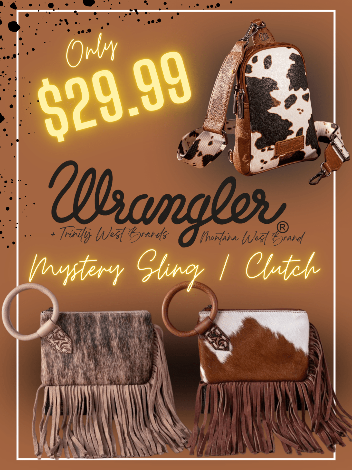 Wrangler Mystery Sling Bags - Roaming Gypsy Boutique