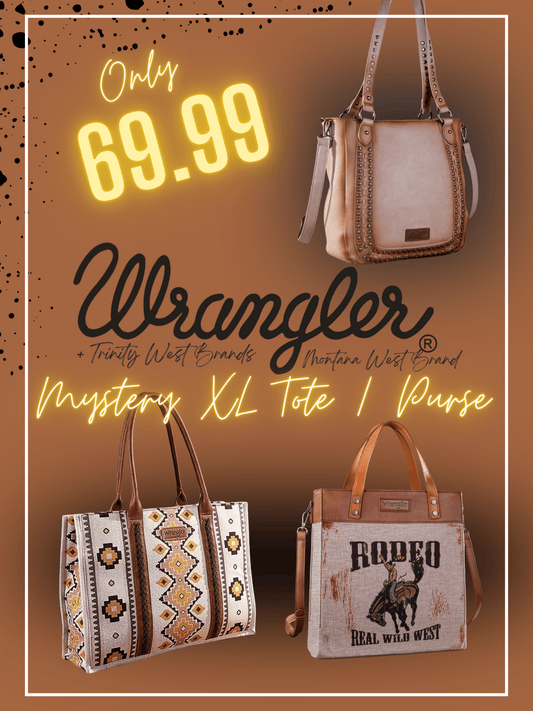 Wrangler Mystery Tote & Messenger Bags - Roaming Gypsy Boutique