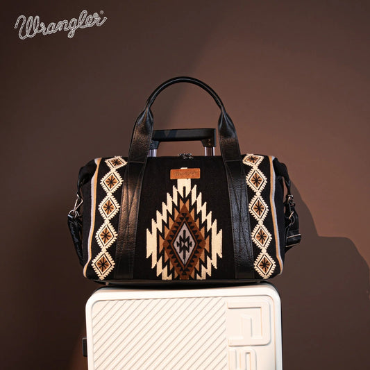 Wrangler NFR Aztec Duffle Bag - Roaming Gypsy Boutique