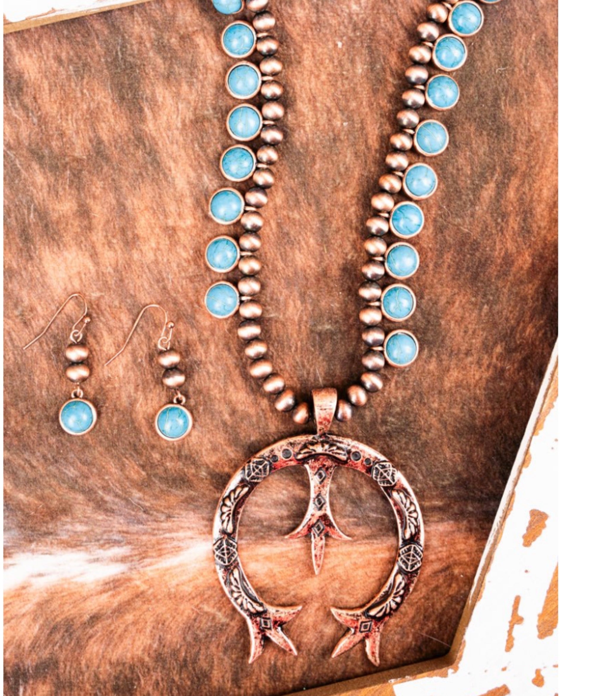 Copper Western Necklace