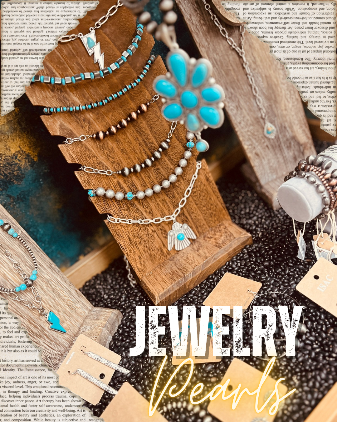 Western Jewelry | Navajo Pearls | Squash Blossom Necklaces | Turquoise Jewelry