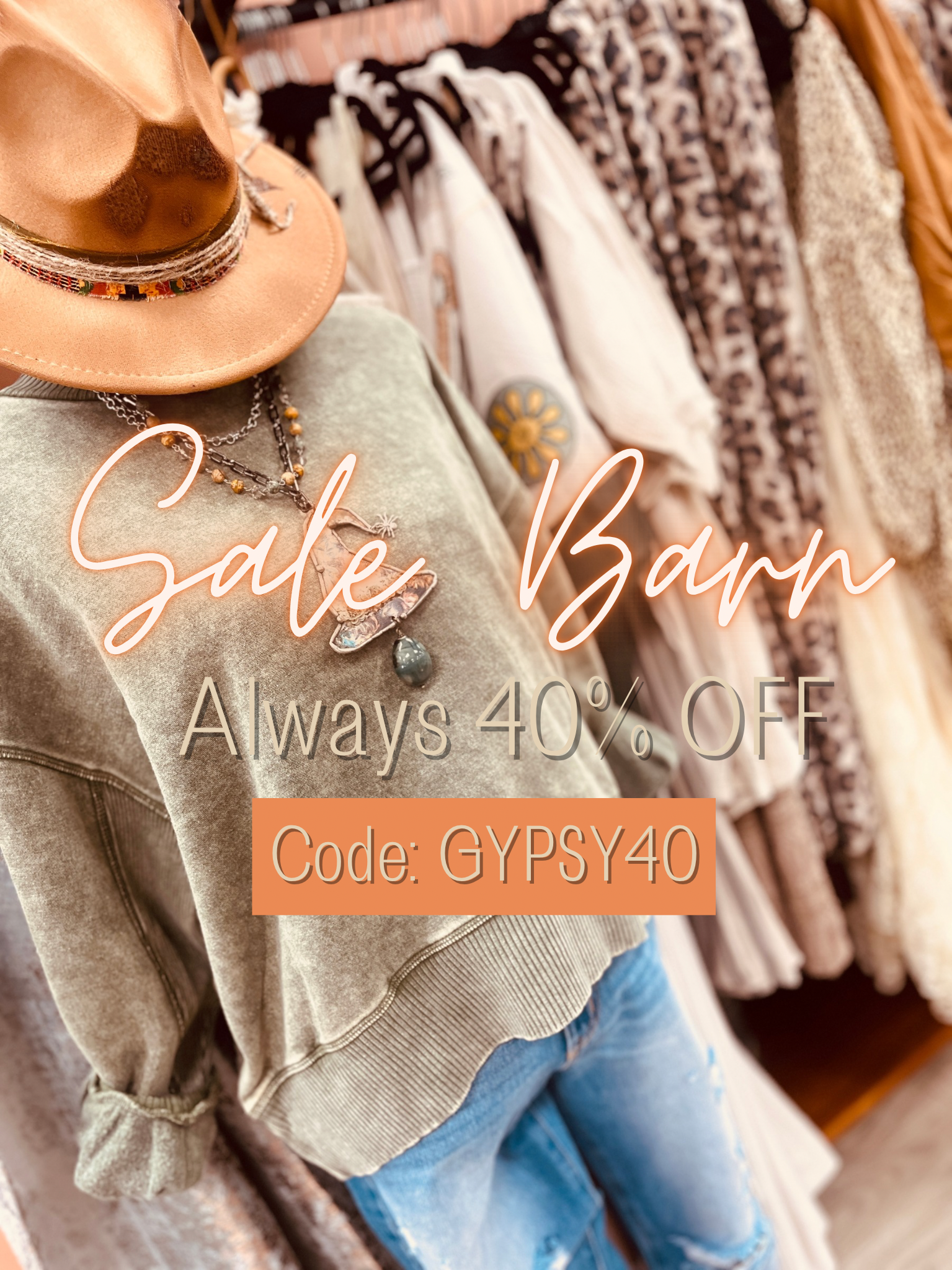 SALE Tab everything 40% OFF Western and Boho Boutique Sale Items