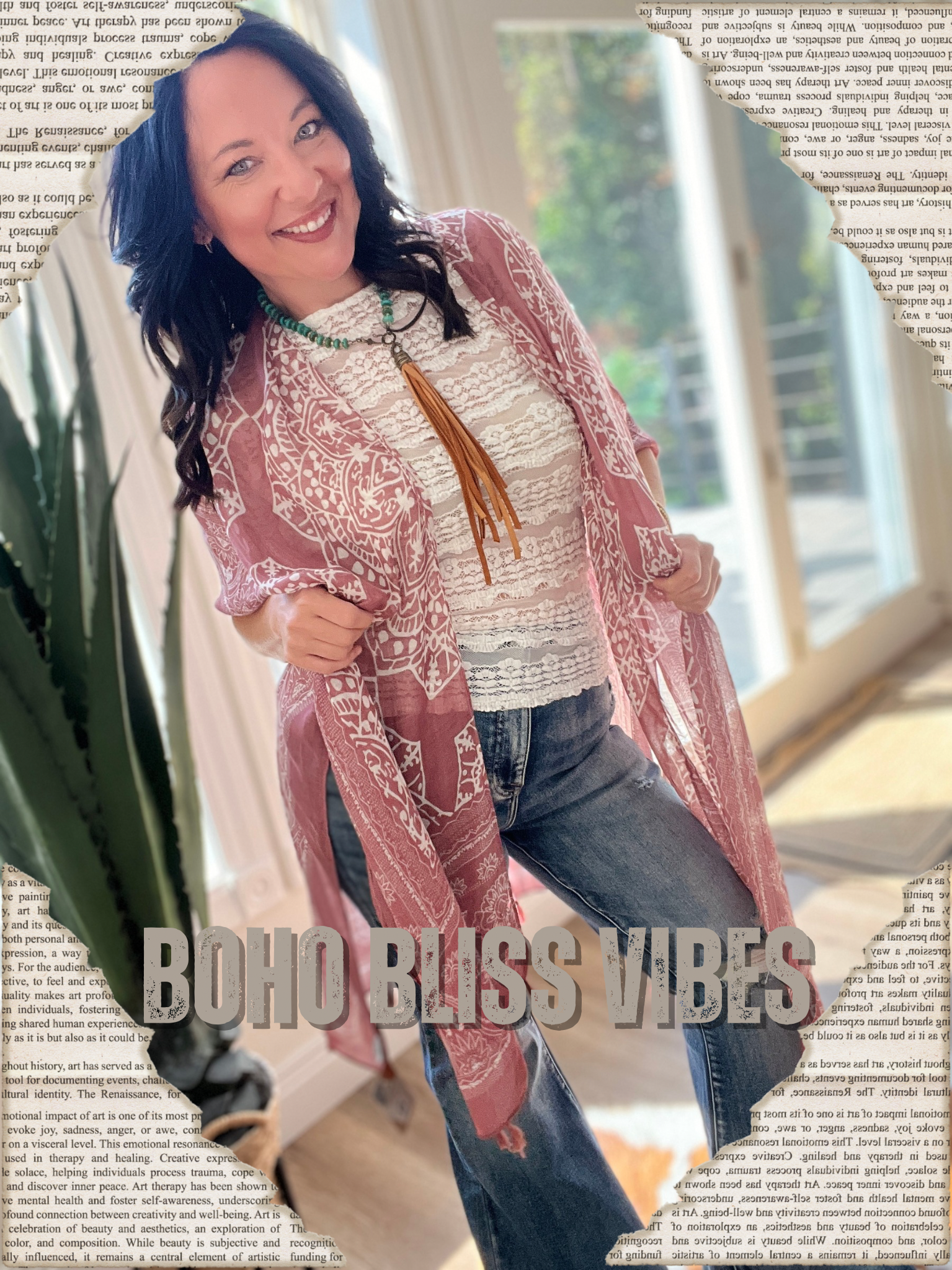 Boho Style Clothing; Boho Chic; Boho Kimonos; Loose Flowy Clothes
