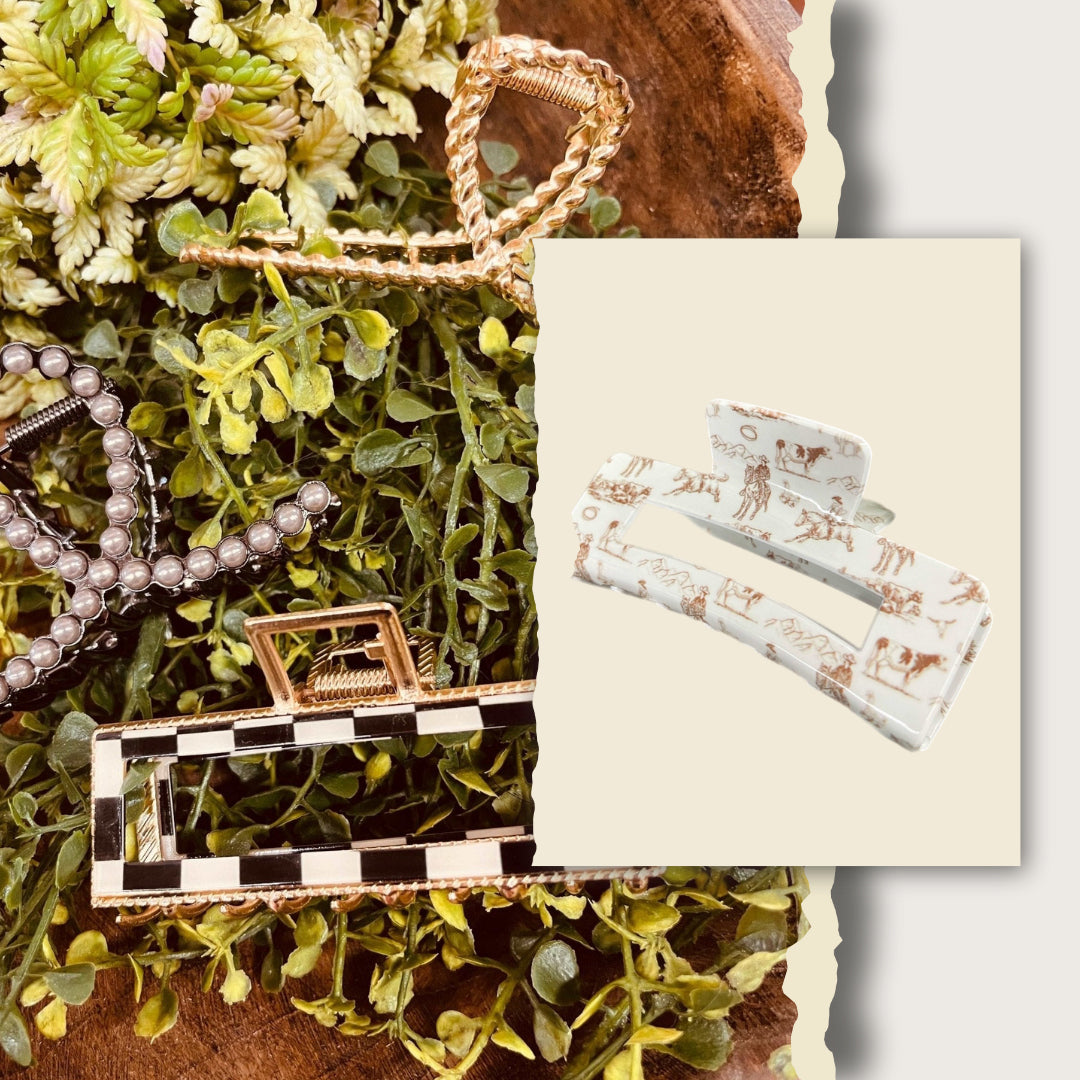 Western Boho Hair Clips