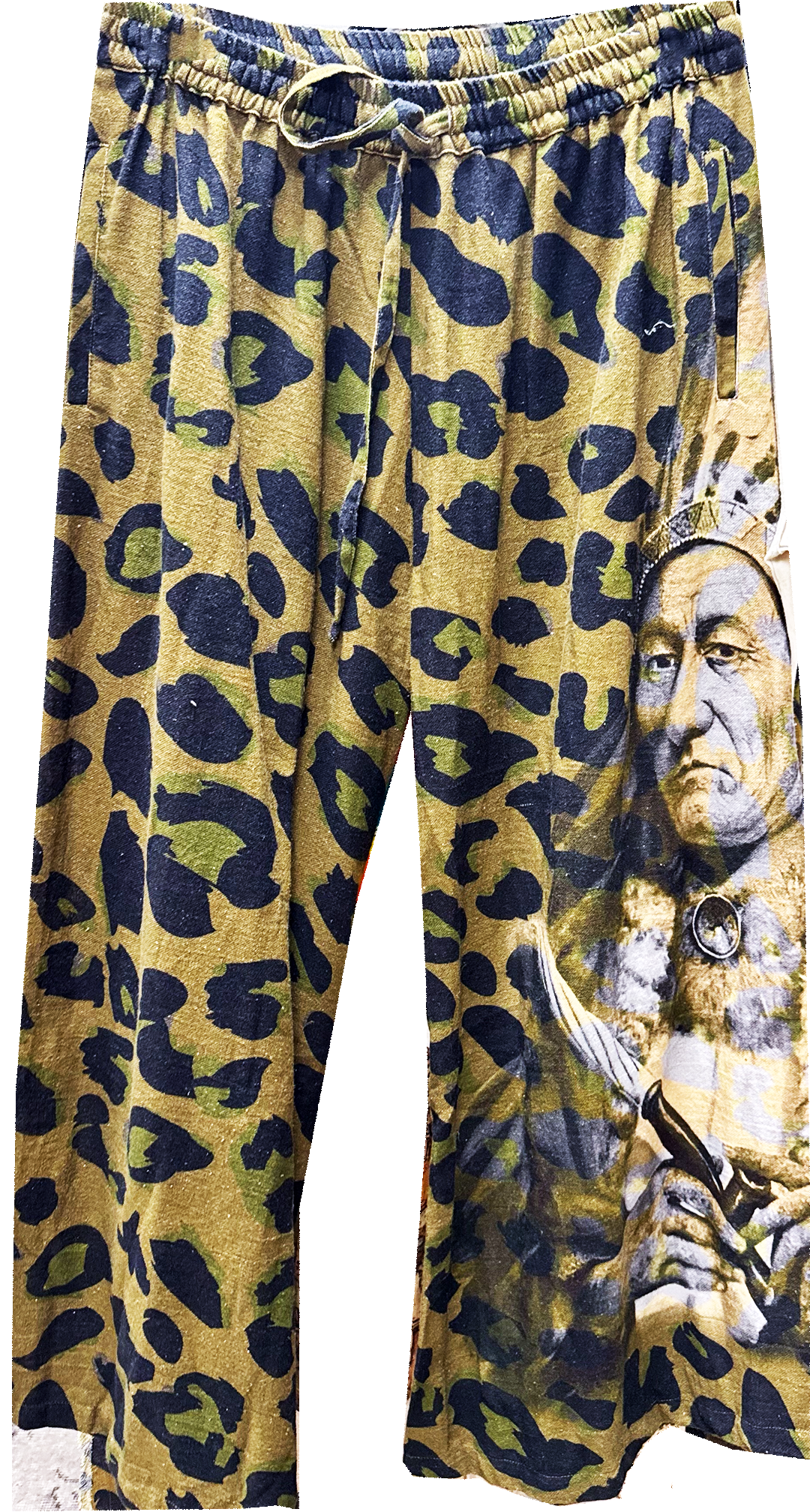 Sitting Bull Leopard Pants