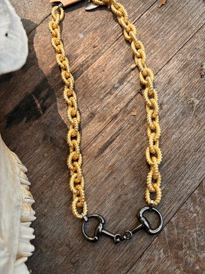 Bit of Bronze Gold Necklace