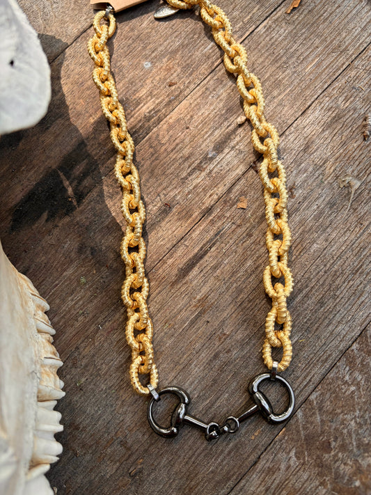Bit of Bronze Gold Necklace