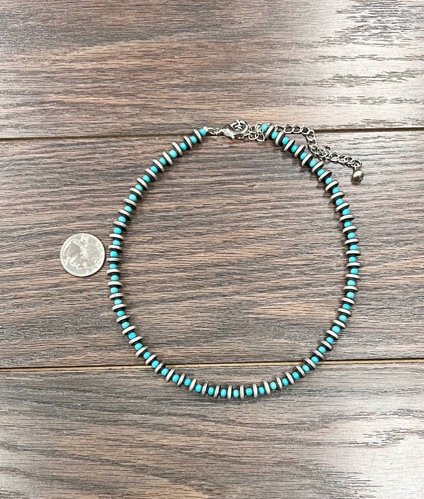 Rondelle Queen Navajo Bead Necklace