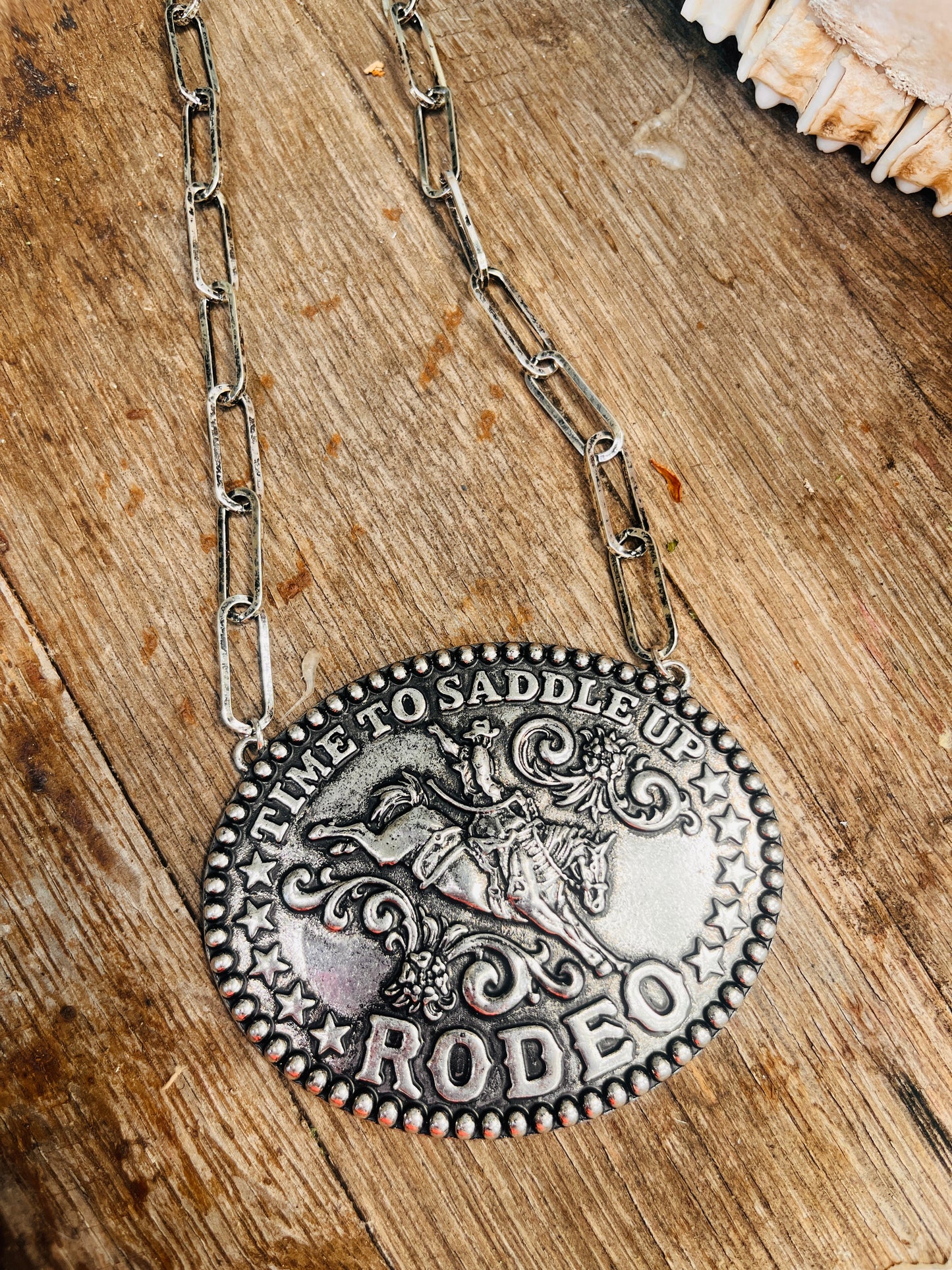 Mega Link Western Paperclip Necklaces
