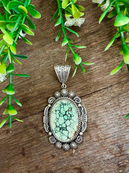 New Lander Turquoise Hail Mary Pendant