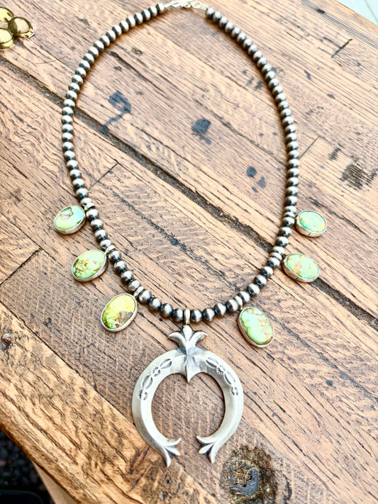 Sonoran Gold Naja Squash Necklace - Largo
