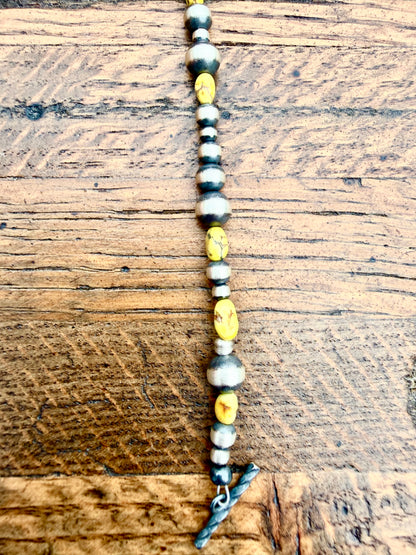 Desert Pearl Toggle Bracelets | Native Strung