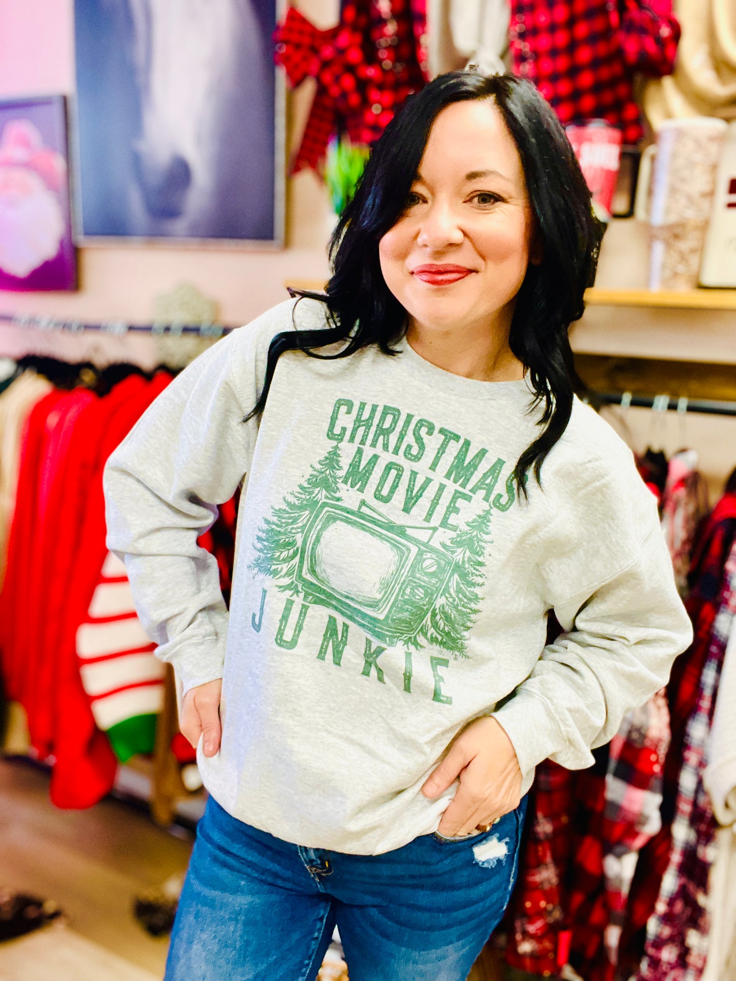 Christmas Movie Junkie Sweatshirt