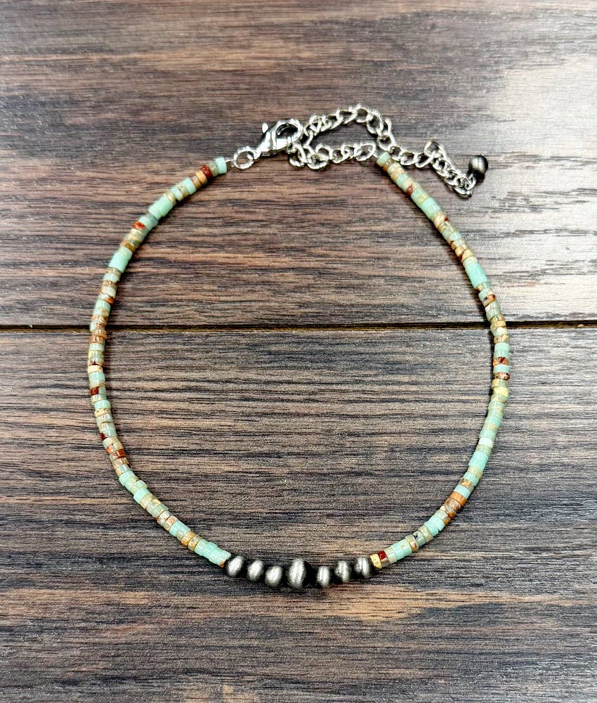 15" Cali 4mm Gemstone Necklace