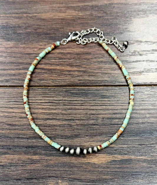 15" Cali 4mm Gemstone Necklace