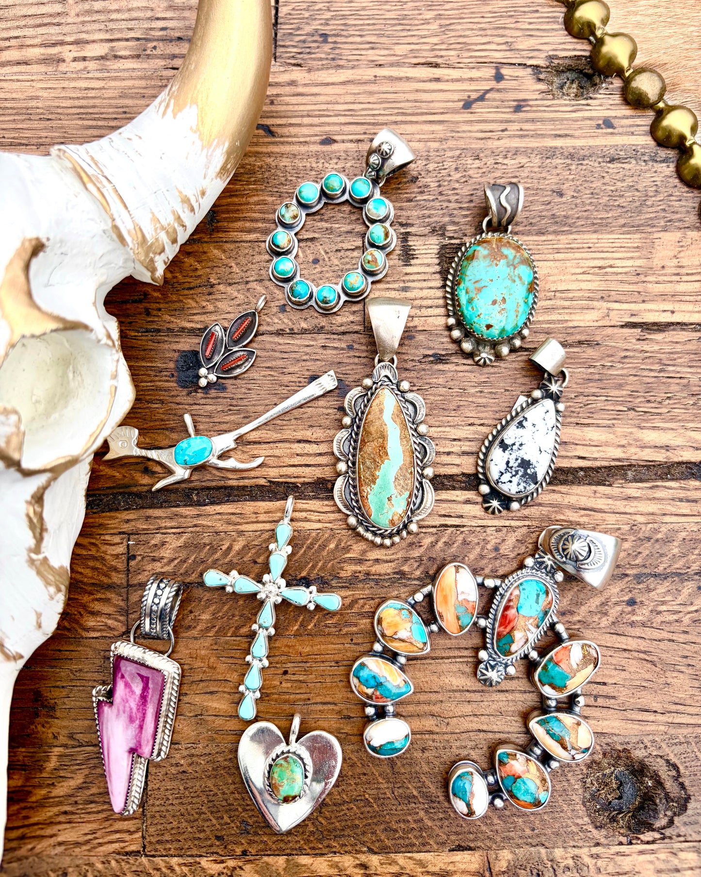 Native made sterling silver necklace pendants for sale