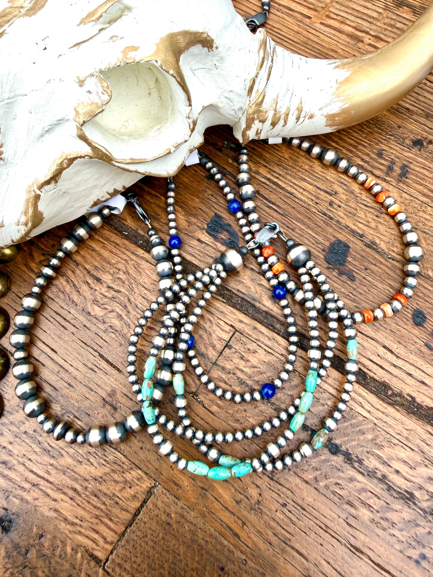 Desert Pearl Tennis Bracelets | Native Strung