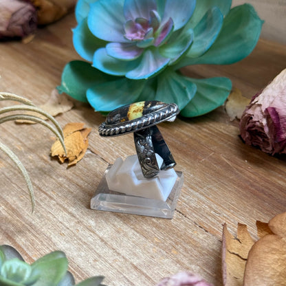 Mj Ring - Black Jack Teardrop Ring