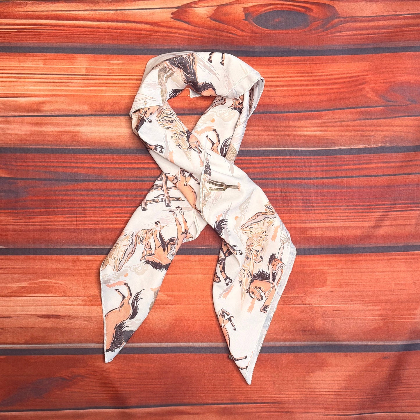 Western Horses Wild Rag 28x28