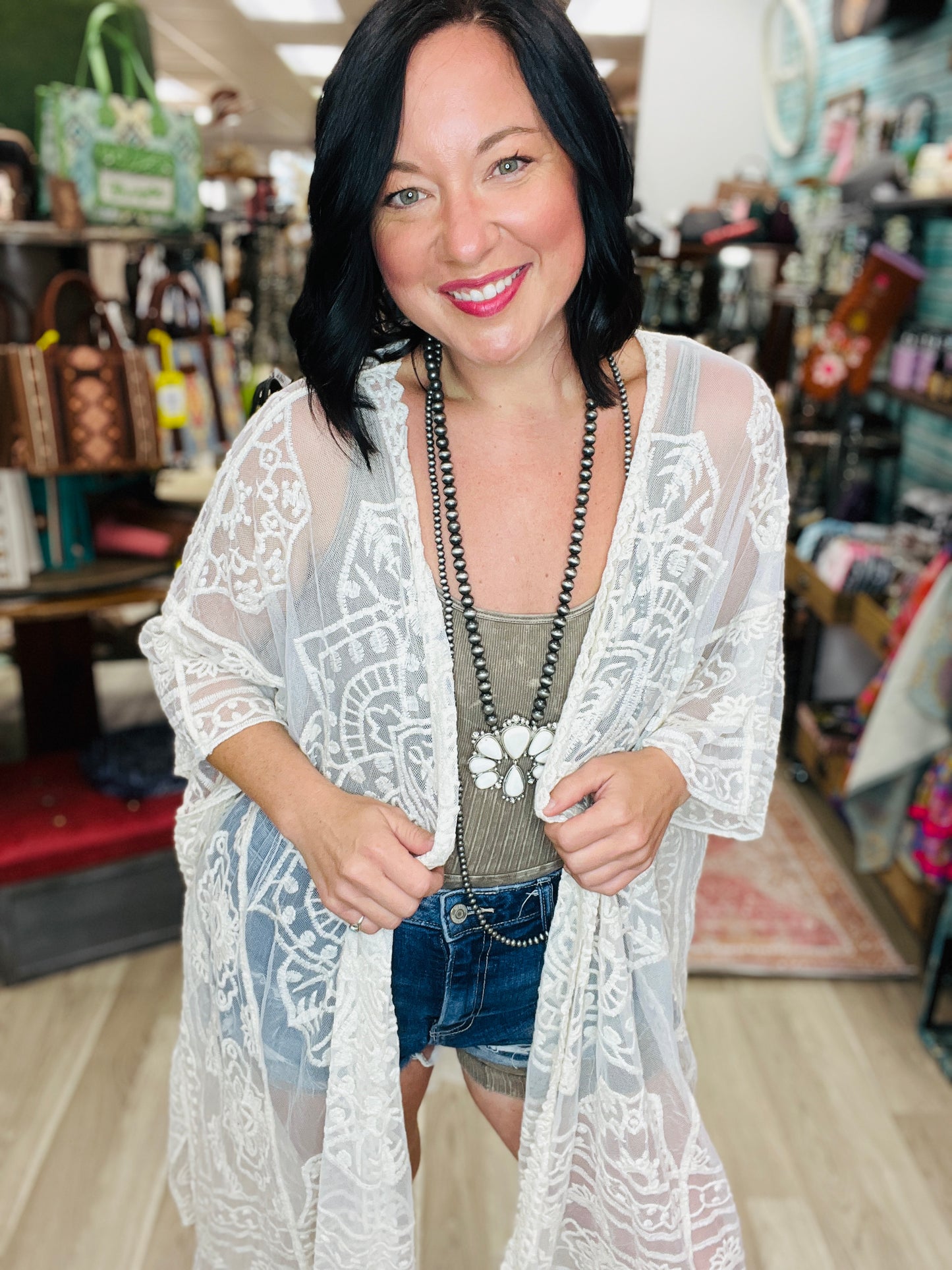 Floral Mandala Kimono