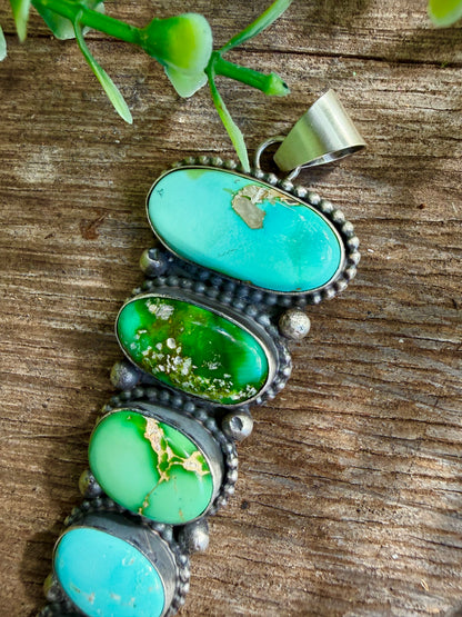 Skeets Sonoran Gold Multi Stone Pendant