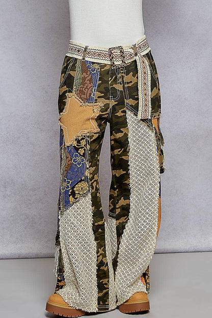 Camo Queen Patched Pant