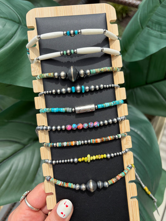 18" Desert Pearl Stacker Necklace Collection