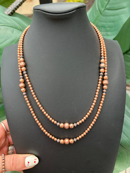 Copper Desert Pearl Collection - Native Strung